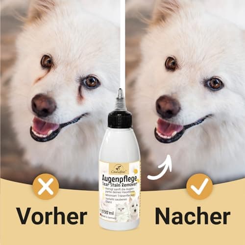 Canifee - Set Baume Anti-Taches et Détachant pour Larmes pour Chiens et Chats | Set Soins Oculaires pour Chiens et Chats Hygiène et Santé du Chien et Chat Nettoyant Yeux Chien et Chat