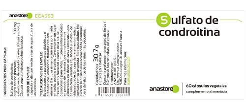CHONDROÏTINE SULFATE * 400 mg / 60 gélules * Articulations (douleurs articulaires, inflammation)