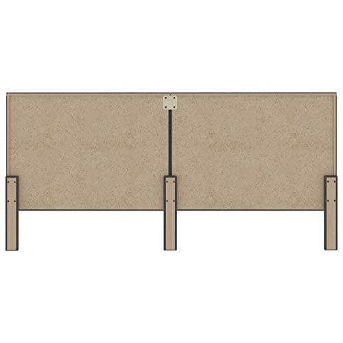 Tidyard Tête de Lit Têtes de Lit pour Adulte en Tissu Gris foncé 200x200 cm