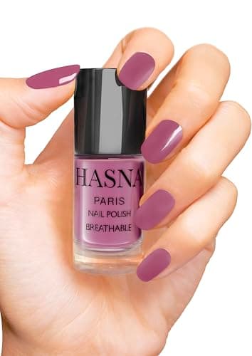 Hasna Paris - Vernis à Ongles Halal - Éco-Responsable - Brillance et Longue Tenue - Facile à Appliquer - 6ml (HORTENSIA)