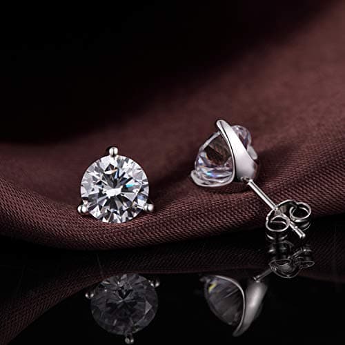 Boucles d'Oreilles Homme Brillant Boucles Oreilles Diamant Homme,Boucle Oreille Argent Homme Angelic Boucles Oreilles Zircone Diamant Or Blanc,Boucl Oreil Diamant,Boucle d'Oreille Femme Homme Argent