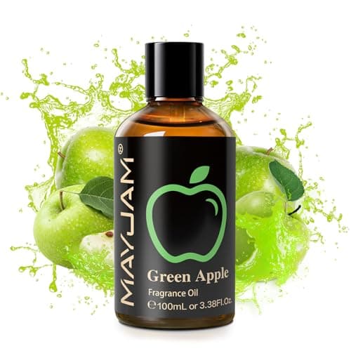MAYJAM Huile Essentielle de Pomme Verte 100ml, Huile de Parfumée de Qualité Supérieure pour Diffuseur d'Huiles Essentielles, Aromathérapie, Humidificateur