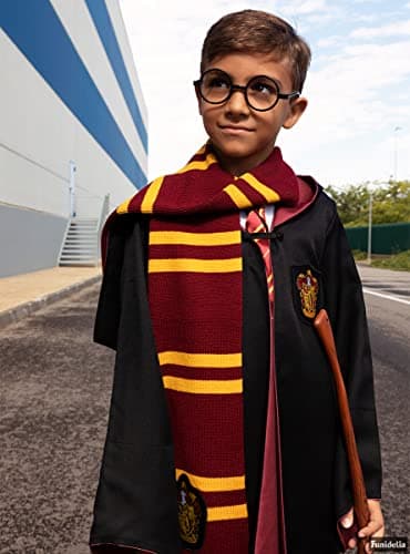 Funidelia | Écharpe Harry Potter Gryffondor 100% OFFICIELLE pour femme et homme Poudlard, Magiciens, Films et Cinéma, Hogwarts, accessoire pour déguisement - Déguisements amusants pour vos soirées.