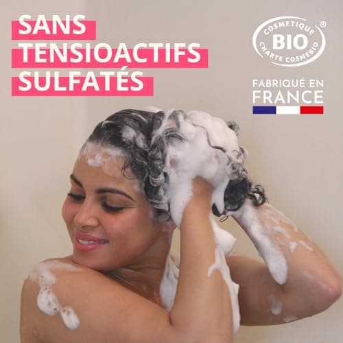 PROPOLIA - Bio - Shampoing Traitant & Purifiant - Propolis, Miel, Argile & Cade - Purifie et Apaise - Adapté pour les cuirs chevelus irrités et Cheveux gras - Fabriqué en France - 200 ml