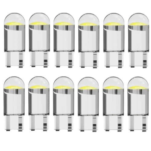 BINQILIN 30 Pieces W5W T10 LED Ampoule Voiture, Ampoule W5W LED, 12V 6500k 120LM COB Ampoule de Remplacement pour intérieur de Voiture