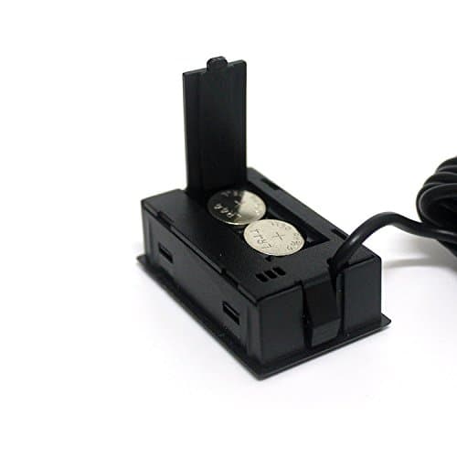 Ytian LCD Tuner Numérique Intégré Thermomètre Hygromètre avec Sonde Externe pour Couveuse Aquarium Volaille Reptile Noir