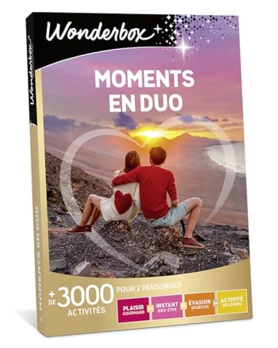 Wonderbox - Coffret cadeau - MOMENTS EN DUO – idée cadeau- 3300 activités à partager
