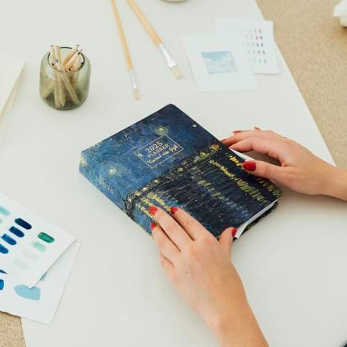 Kokonote - Agenda Annuel Semainier 2025 Scolaire, Van Gogh | Agenda Spirale, Planner 2025