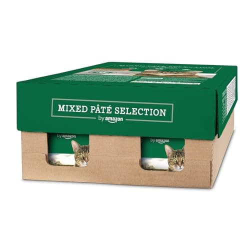 by Amazon Lot de 32 paquets de nourriture pour chat, mélange de pâtées, 100 g (anciennement Lifelong !)