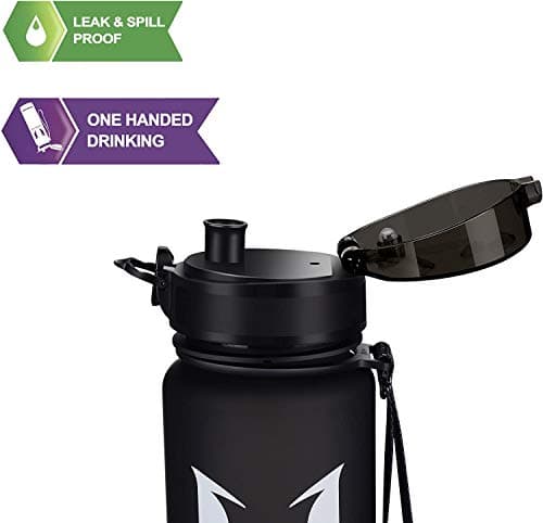 Super Sparrow Bouteille d'eau - Gourde - 1000ml - sans BPA - Convient pour Le Sport, la randonnée, l'école, Le Bureau, en Plein air