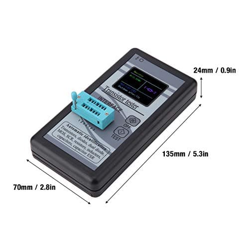 M328 Testeur De Transistor Numérique Testeur De Composants Multifonctionnel Kit électronique D'affichage à Cristaux Liquides 0,5 à 50 MΩ Pour Capacité De Résistance