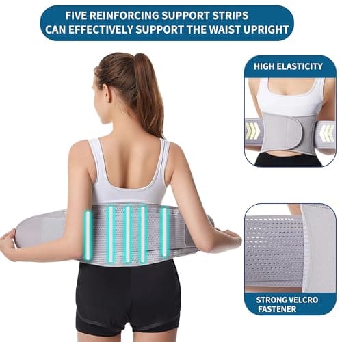 MageJoy Ceinture de Soutien Lombaire - Ceinture Orthopédique pour le Dos pour la Thérapie de la Douleur et le Soutien