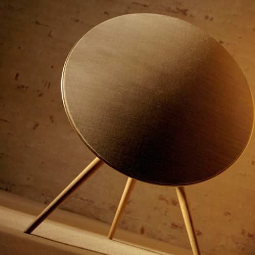 Bang & Olufsen Beosound A9 (5ème Génération) - Enceinte Design Emblématique de Luxe Puissante Bluetooth et WiFi Connectée avec Pieds en Bois - Black Anthracite