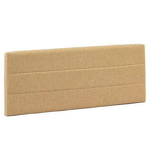 marcKonfort Tête de lit tapissée Miconos 160x60cm Couleur Moutarde, Rembourrée de Mousse, brodé Effet capitonné, 8cm d'épaisseur, Système de Fixation Inclus.