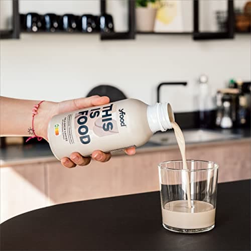 yfood Cold Brew Coffee, repas prêt à boire, THIS IS FOOD, substitut de repas, 34 g de protéines, 26 vitamines et minéraux (12 x 500 ml), goût café avec caféine