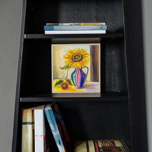 Creative Deco 8 x Toile Peinture en Bois | 20 x 20 cm | Toile a Peindre | Gouache, Aquarelle, Peinture Acrylique | Planche Bois | Tableau Peinture | Planche Bois Brut | Panneau Bois
