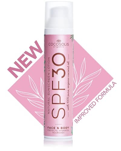 COCOSOLIS | Crème solaire SPF 30, hydratante et protection solaire pour tous les types de peau, aux huiles bio | Protection solaire bio (100 ml)