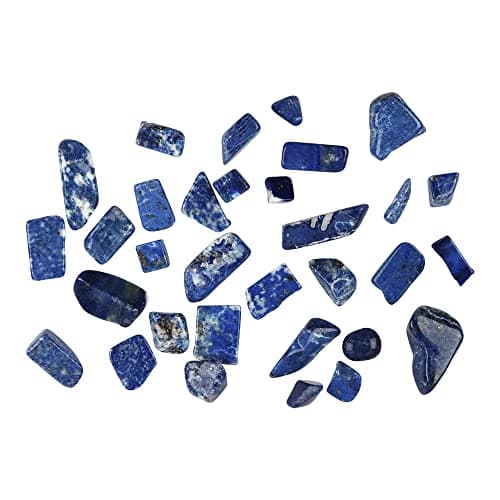 Perlin Lot de 500 perles en lapis-lazuli en pierres semi-précieuses 4mm ~ 5mm Bleu