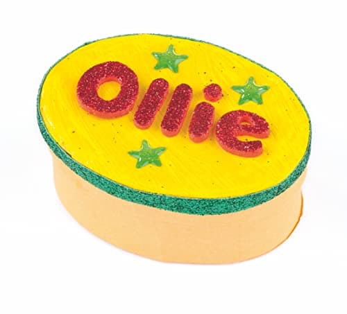 Baker Ross Lettres de l'alphabet en mousse autocollante et pailletée (lot de 850) - Matériel créatif pour enfants et adultes.