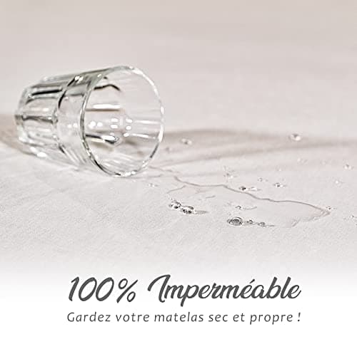 Comfier Sleep Protege Matelas 90x190 Anti-Acarien 100% Fibre de Bambou Impermeable Alese 90x190 Hypoallergénique Alèse Respirante Housse Matelas 90x190 Enfant Anti-Bactérien Protège Matelas 90 x 190