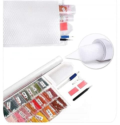 Figured’Art Diamond Painting Broderie Diamant 40x50cm Toile Entière Roulée avec Strass Perles Carrés - Relais de Montagne - Kit Complet Paysage 5D DIY Activité Manuelle Loisirs Créatifs Adultes