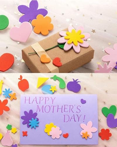 TOZBLEU 150 pcs Autocollantes,L'alphabet Mousse Autocollante Dessin animé Autocollant en Mousse Dessin animé adhésif Mousse Lettre pour décoration Murale Motif Lettres activités manuelles DIY Art
