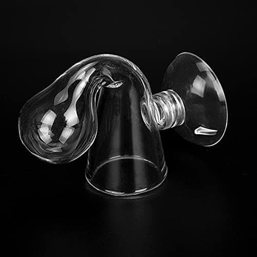 IAFVKAI Moniteur de CO2 pour Aquarium Contrôleur de Chute de CO2 pour Aquarium Détecteur de CO2 de Moniteur de capacité en Verre avec Ventouse pour Aquarium planté