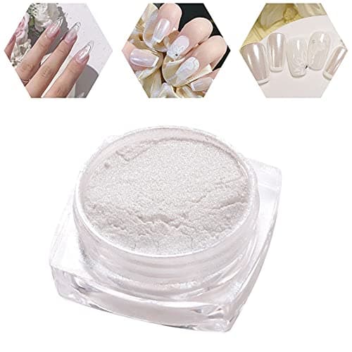 1pc ongles paillettes poudre poudre vernis perle manucure manucure pure poudre de poudre à ongles chrome chrome