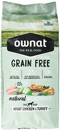 ownat Croquettes Prime sans Céréales Adult Chicken/Turkey