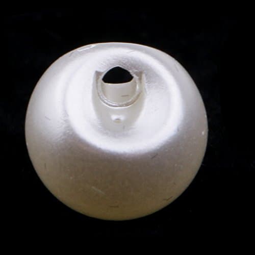 Dailymall Lot de 50 boutons en perles blanches pour robes de mariée 10 mm, 12 mm, 12 mm, 10 mm, 12 mm