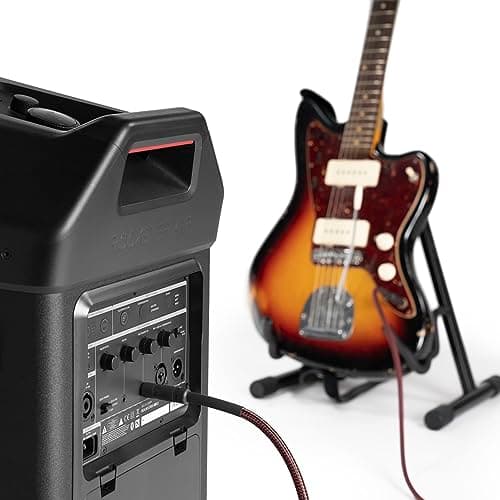 Teufel Rockster Air 2 - Enceinte Bluetooth Portable pour évènements - Jusqu'à 58 Heures de Batterie - Batterie Interchangeable - Fonction Banque d'alimentation