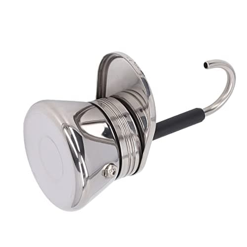 Tissting Cafetière Moka de 6,1 X 3,7 Pouces, Machine à Expresso à Bec Unique en Acier Inoxydable, Portable Moka Express en Acier Inoxydable, Mini Cafetière à Expresso Italienne Machine à Café