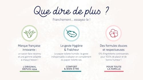 Fess'Nett Papier Toilette Humide Sensitive Maxi Pack 1 Unité