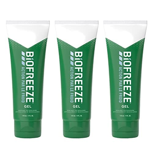 Biofreeze - Lot de 3 Tubes Gel Action par le Froid - Soulage les douleurs musculaires et articulaires - 3 x 118ml