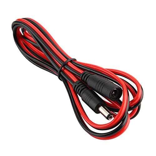 KIMISS Câble d'alimentation Femelle Cable Câble d'extension d'alimentation de 150 cm DC5525 mâle à câble d'alimentation Femelle