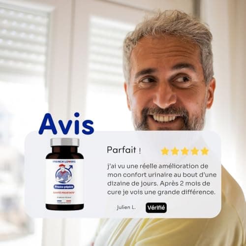 PROSTAPÉPÈRE Santé de la Prostate et Confort urinaire - Saw Palmetto, Prunier d'Afrique, Ortie piquante, Extrait de Courge, Zinc - 100% Naturel - 60 gélules vegan.