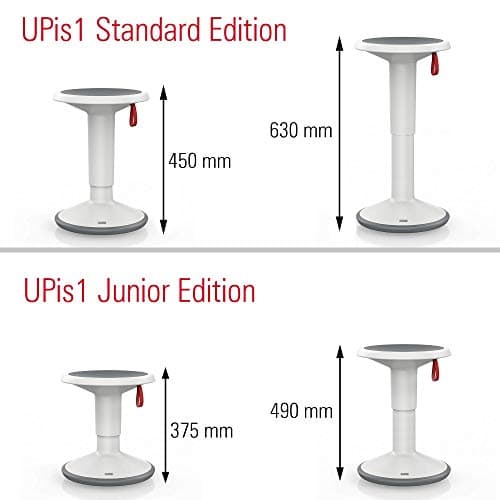 Interstuhl UPis1 - Tabouret Ergonomique à Effet Bascule - pour Un Dos Droit, Made in Germany avec Une Garantie de 10 Ans