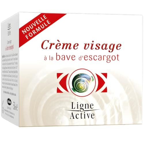 Crème Bave Escargot Visage 50 ml | Crème Anti Rides Femme | Avec Collagène Et Acide Hyaluronique | Anti-Âge, Anti-Taches | Ligne Active Api-Nature (50 ml, Crème Bave d'escargot)