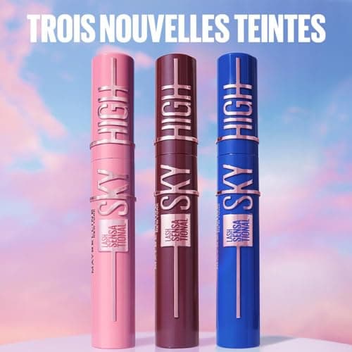 Maybelline New-York - Mascara Volume & Longueur - Sky High - Teinte : Burgundy Haze - 7,2 ml