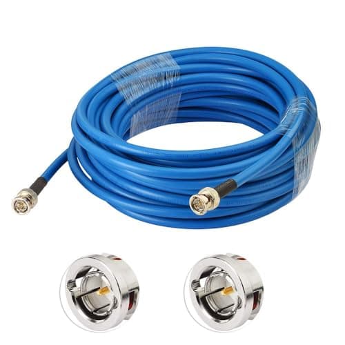 Superbat Câble BNC Câble Vidéo SDI 4,6m 3G/6G/12G (Belden 1694A, 75Ohm) Mâle à Mâle pour Caméras et Équipements Vidéo Supporte HD-SDI/3G-SDI/4K/8K, Câble Vidéo de Précision (1 pièce)