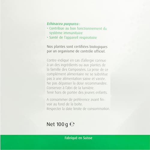 A.VOGEL Immunité - Echinaforce famille – Complément alimentaire – Améliore la résistance de l’organisme - Extrait de plante fraîche d’echinacea – Actifs végétaux bio – Immunité - 400 comprimés