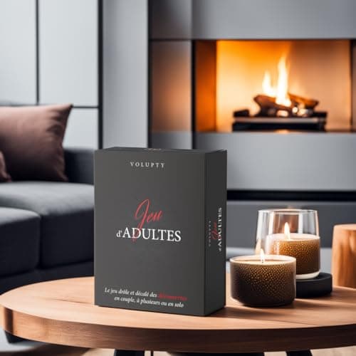 VOLUPTY - Jeu – En Solo Couple ou à Plusieurs - Jeu de société - 180 Cartes - Idée Cadeau Original - Femme & Homme - Découvrir ou Aborder des Sujets d’Amour & d’Humour