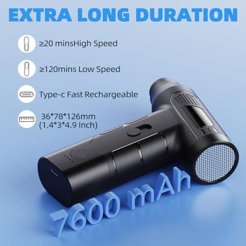 KACNON Moteur sans balais 130000tr/min Max, Souffleur PC Air Comprimé, Dépoussiérants Puissants électrique avec Batterie 7600mAh, Mini Air Comprimé Duster pour Clavier,Voiture, PC