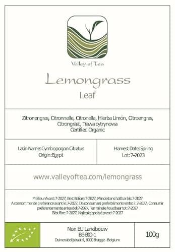 Citronnelle Bio Tisane Lemongrass Infusion - Douceur Du Citron - Verveine Des Indes Cymbopogon Verveine Citronnee Verveine Citronnée Bio Verveine Bio Verveine Citronnelle The Citronelle 100G