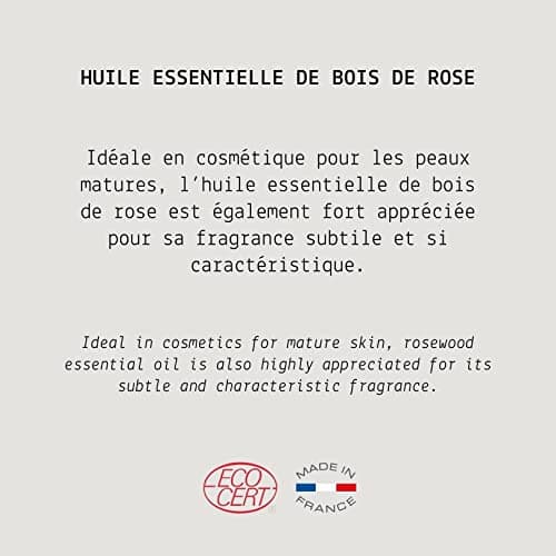 MY COSMETIK - Huile Essentielle de Bois de rose - Chémotypées HEBBD/HECT - 100% pure et naturelle - Fabriqué en France - 10 ml