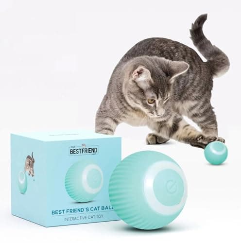 Jeux pour Chat | Jouet Chat Interactif | Jouet Chat Qui Bouge Seul | Balle pour Chat Qui Roule Toute Seule | Jouet Chat Intérieur | Balle Interactive Chat | Jeu Chat Autonome | Balle Chat Automatique