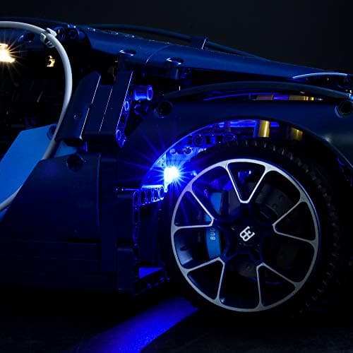 BRIKSMAX Kit de LED pour Lego Technic Bugatti Chiron,Compatible avec la Maquette Lego 42083, La Maquette de Construction n'est Pas Incluse