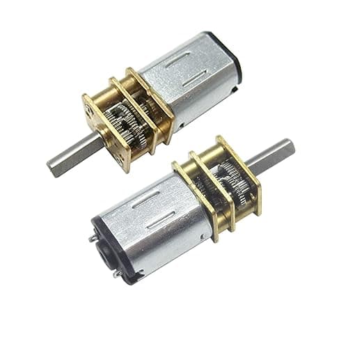 Chancs n20 petit moteur électrique DC 6V 40rpm longueur d'arbre 10mm petit moteur électrique pour caméra électronique de verrouillage de porte 2PCS