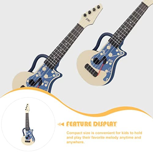 Toddmomy 1 PC Mini Guitare Jouet Enfants Ukulélé Guitare Jouet Enfant Guitare Instrument De Musique Accessoires Photo pour Les Tout-Petits Et Les Enfants D'âge Préscolaire