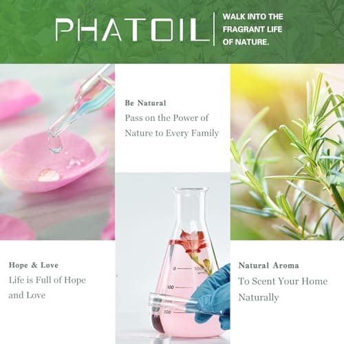 PHATOIL Huile Essentielle Pin 100 ml, Huile Essentielle pour Diffuseur Pure Naturelle, Huile d'Aiguilles de Sapin pour Aromathérapie Humidificateur, DIY